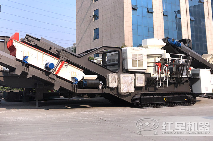 車載移動(dòng)碎石機(jī)出廠圖 車載移動(dòng)碎石機(jī)出廠圖