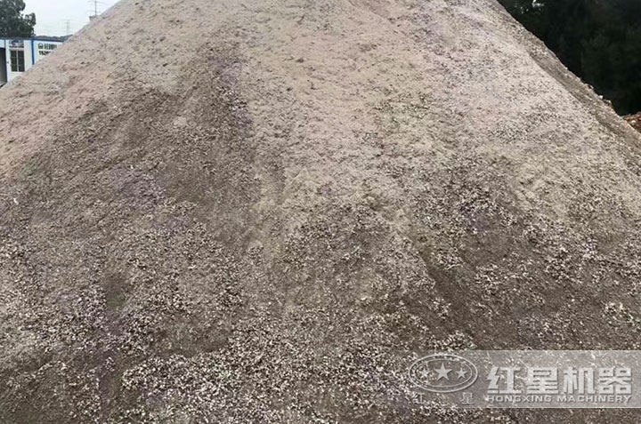 風化砂制砂機現場成品物料 風化砂制砂機現場成品物料