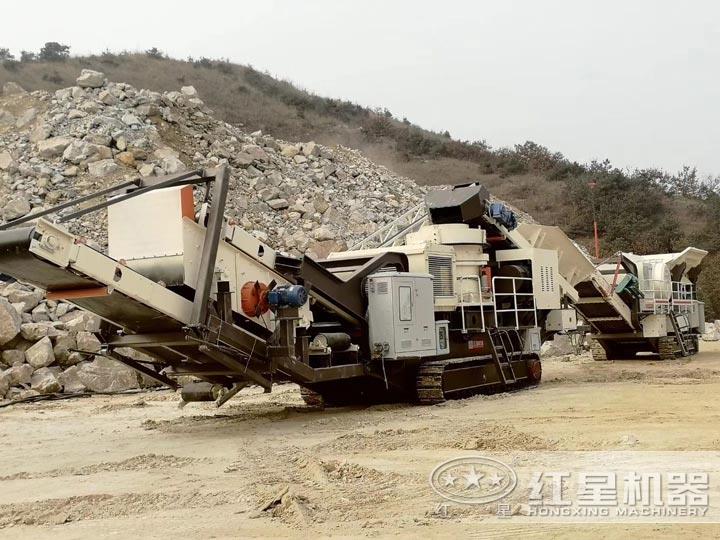 建筑垃圾破碎現場，選好設備收益更高